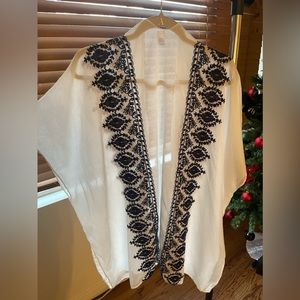 Tunic White and blue